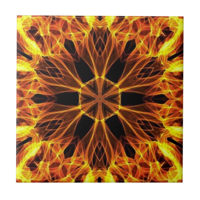  Golden Web a ~ aus dem Crucible ~  Fliese (Vorderseite)