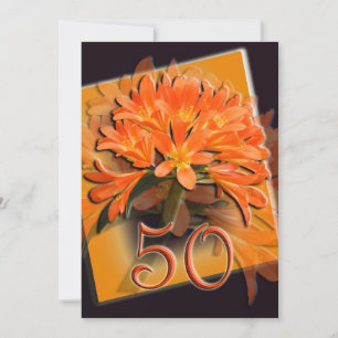 Golden Wedding Anniversary Invitation Einladung