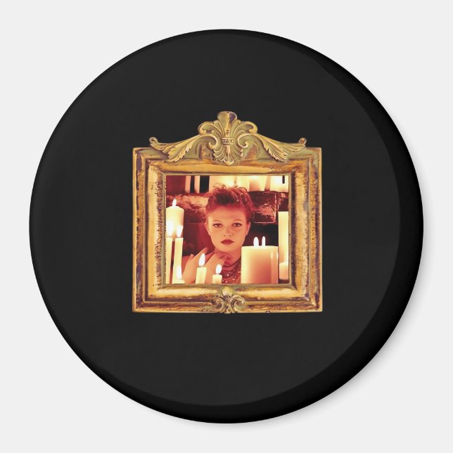 Golden Whimsigothic Gezeichnet Barrymore Magnet (Vorne)