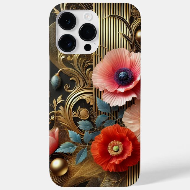 Golden Whispers Case-Mate iPhone 14 Pro Max Hülle (Rückseite)