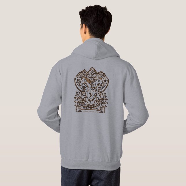 Golden Willow Ranch Hoodie - Grau (Schwarz voll)