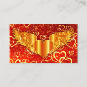 Golden Wings Business Card Visitenkarte