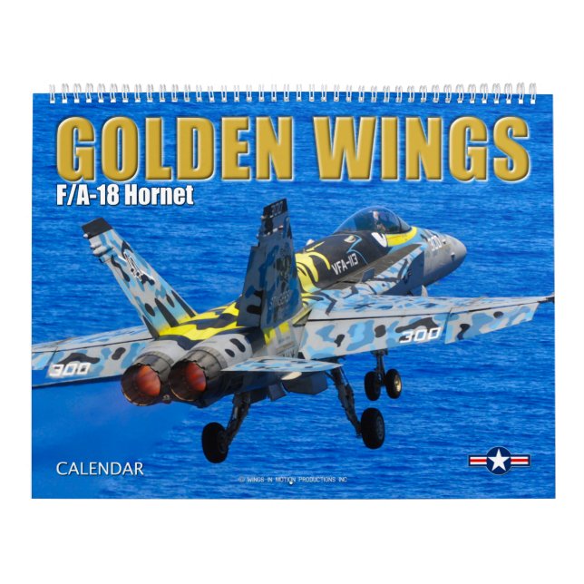 GOLDEN WINGS - F/A-18 Hornet Kalender (Titelbild)