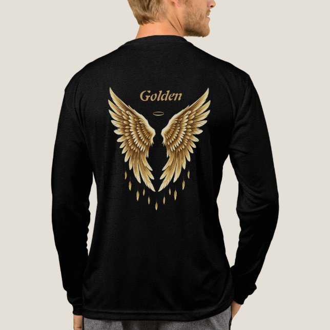 Golden Wings T - Shirt - Elegantes Ambiente (Rückseite)