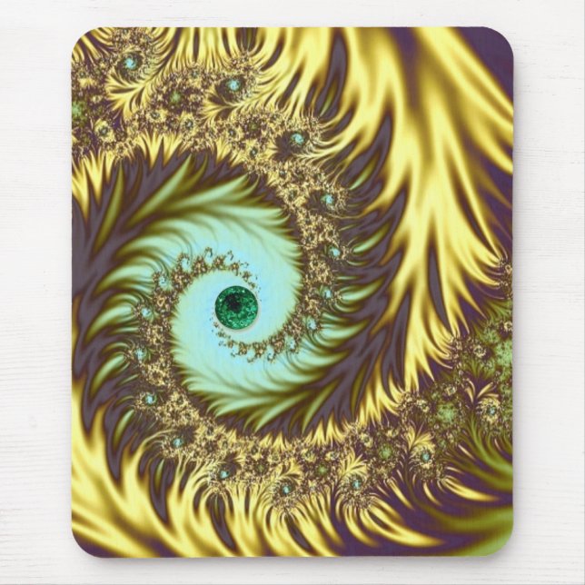 Golden Wirbel Mousepad (Vorne)
