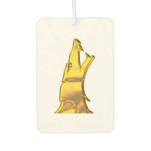 Golden Wolf Head Frischluftkühler Autolufterfrischer
