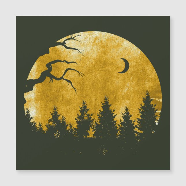 Golden Woods Magnetkarte (Vorderseite)