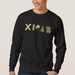 Golden XMAS Glow – Festives Chic-T-Shirt Sweatshirt