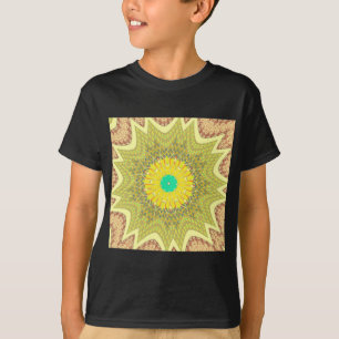 Golden Yellow African Ethnic Stammemuster Art T-Shirt