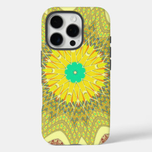 Golden Yellow African Ethnic Stammemuster Art title_seo2