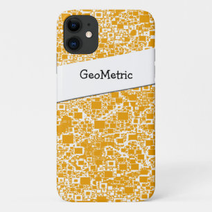 Golden Yellow and White Mini Tile Design Case-Mate iPhone Hülle