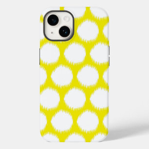 Golden Yellow Asian Moods Ikat Dots Case-Mate iPhone Hülle