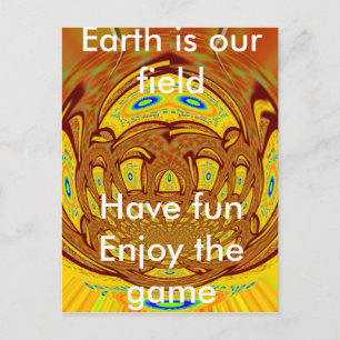 Golden Yellow Baseball Handschuh Kunst, Dichtung u Postkarte