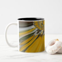 Golden Yellow Blume Design Art