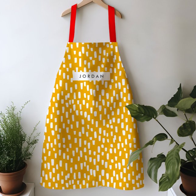 Golden Yellow Dashing Schürze (Golden yellow dashing apron)