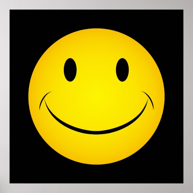 Golden Yellow Face Poster (Vorne)