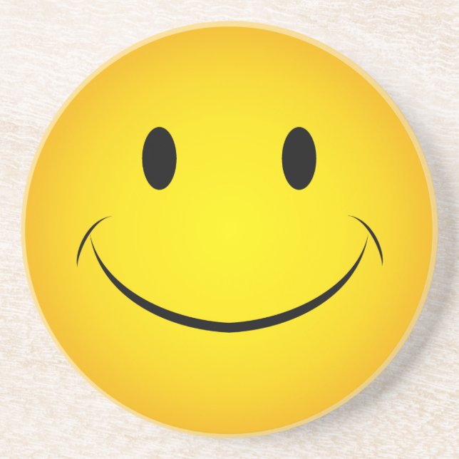 Golden Yellow Face Untersetzer (Vorne)