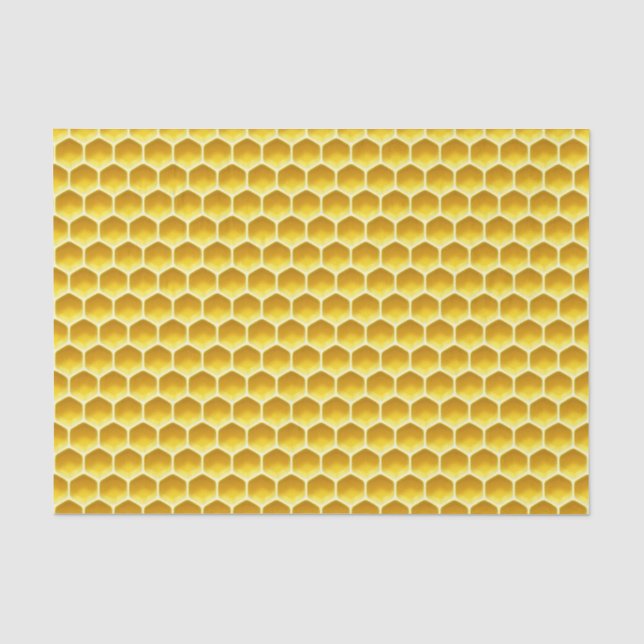 Golden Yellow Honeycomb Been Themed Geschenke & Cr Seidenpapier (Vorderseite)