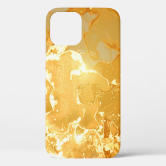 Golden Yellow Marble Ink Pattern Case-Mate iPhone Hülle