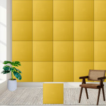 Golden Yellow Solid Color Keramik Tile