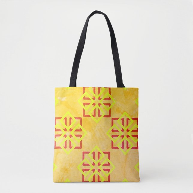Golden Yellow Squares Tasche (Vorderseite)