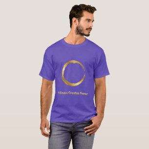 Golden Zen Circle - Stille schafft Kraft T-Shirt