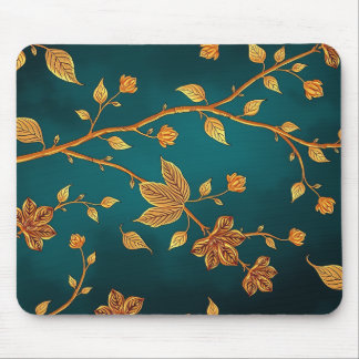Golden Zweig Elegance Mouse Pad Mousepad