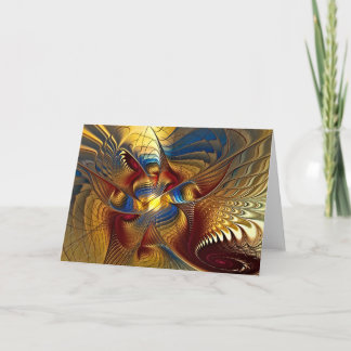 GoldenDancing Drache-Mitteilungskarten Karte