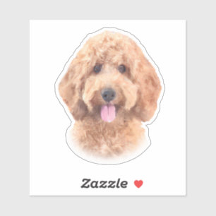 Goldendoodle Aufkleber