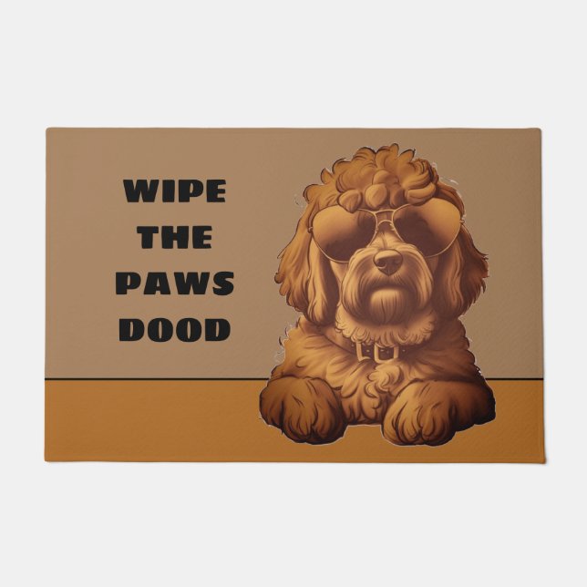 Goldendoodle Außentürmatte Fußmatte (Vorderseite)