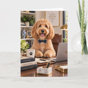 Goldendoodle Chefkarte Karte