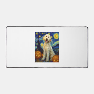 Goldendoodle Chien Mignon Halloween Jack O Lantern