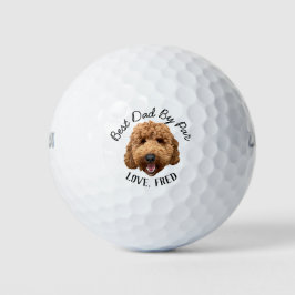 Goldendoodle Custom Golf Ball Best Vater von Par G