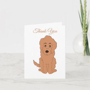 Goldendoodle Design Danke Karte