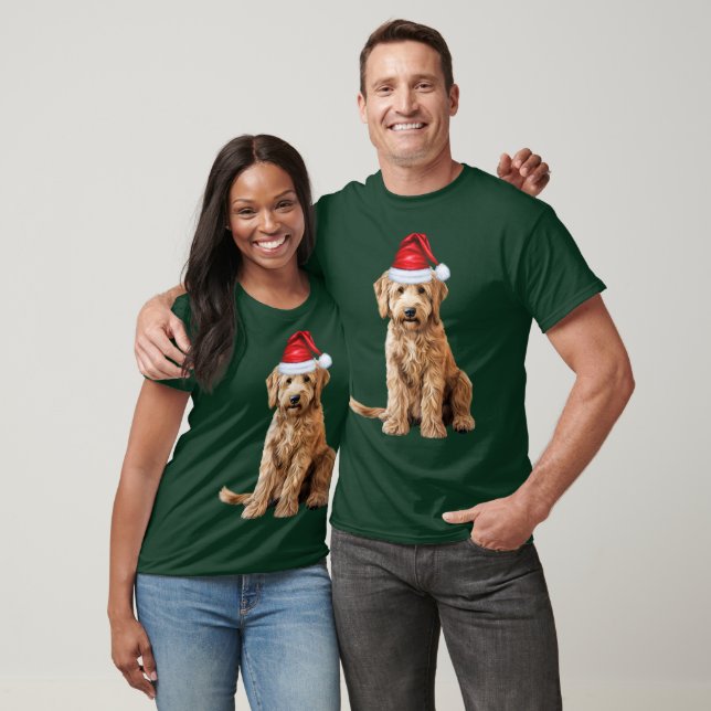Goldendoodle Dog Lover Weihnachten T-Shirt (Unisex)