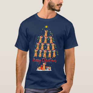 Goldendoodle Dog Matching Santa Goldendoodle Chris T-Shirt