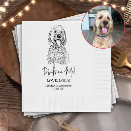 Goldendoodle Dog Personalisierte Getränke Serviette