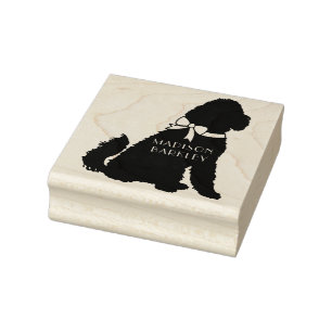 Goldendoodle Dog Welpenlabradoodle Gummistempel