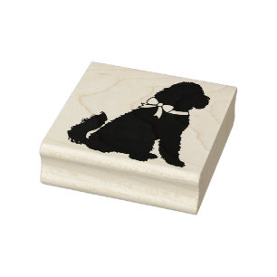Goldendoodle Dog Welpenlabradoodle Gummistempel