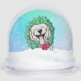 Goldendoodle DoodleMoji  Schneekugeln
