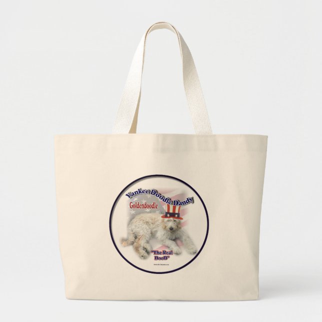 Goldendoodle-Geschenke Jumbo Stoffbeutel (Vorne)