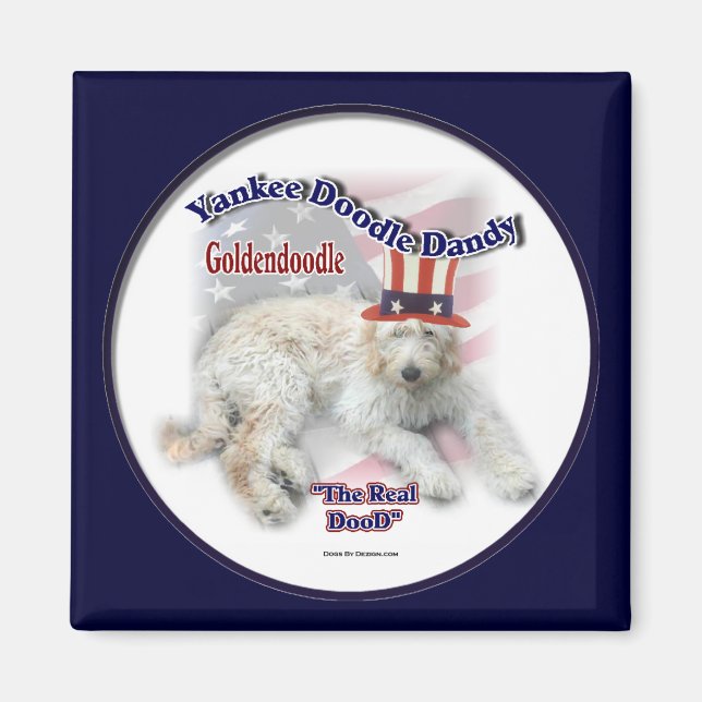 Goldendoodle-Geschenke Magnet (Vorne)