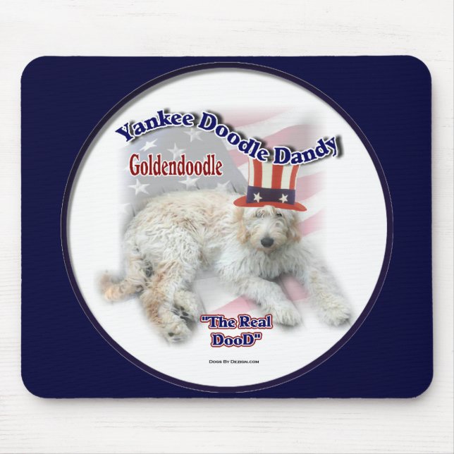 Goldendoodle-Geschenke Mousepad (Vorne)
