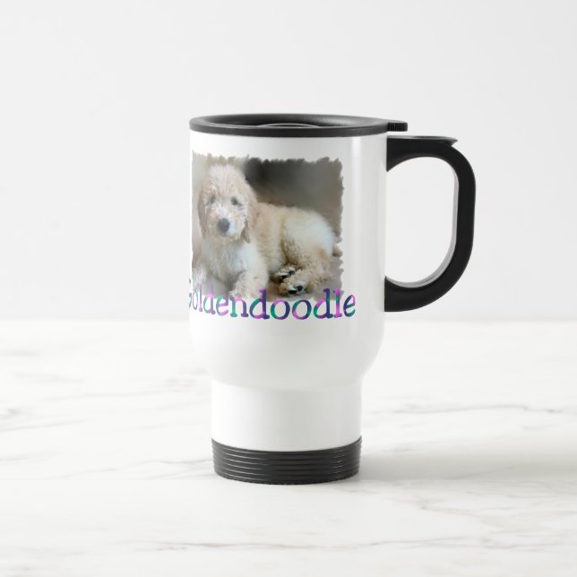 Goldendoodle-Geschenke Reisebecher (Rechts)