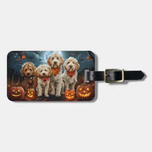 Goldendoodle Halloween Spooky Gepäckanhänger