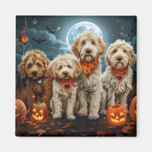 Goldendoodle Halloween Spooky Magnet