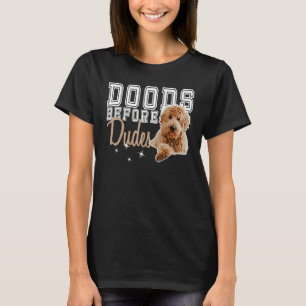Goldendoodle Hund Dood Papa Doodle Mama Doods Vor T-Shirt