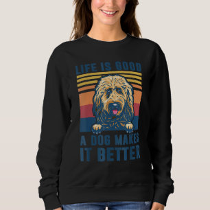 Goldendoodle Hund Funny Hund Vater Mama Männer Fra Sweatshirt