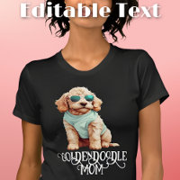 Goldendoodle Hund Mama Sonnenbrille