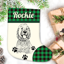 Goldendoodle Hund Personalisiert Kleiner Weihnachtsstrumpf
